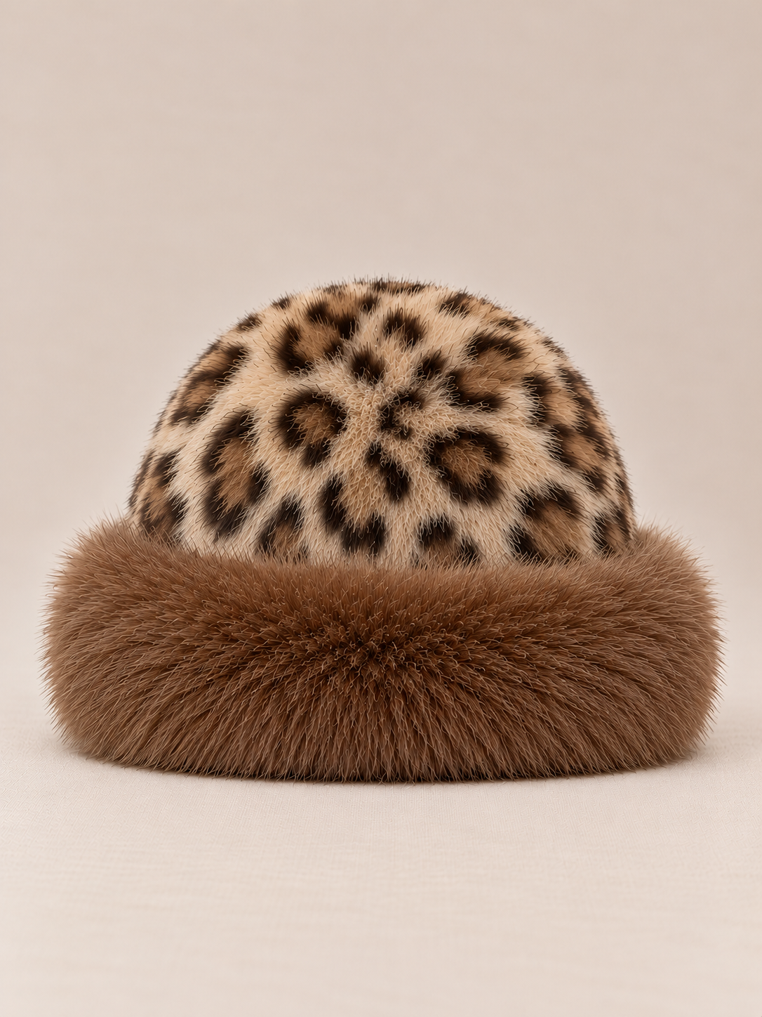 Leopar Kürklü Bere-zoom-3