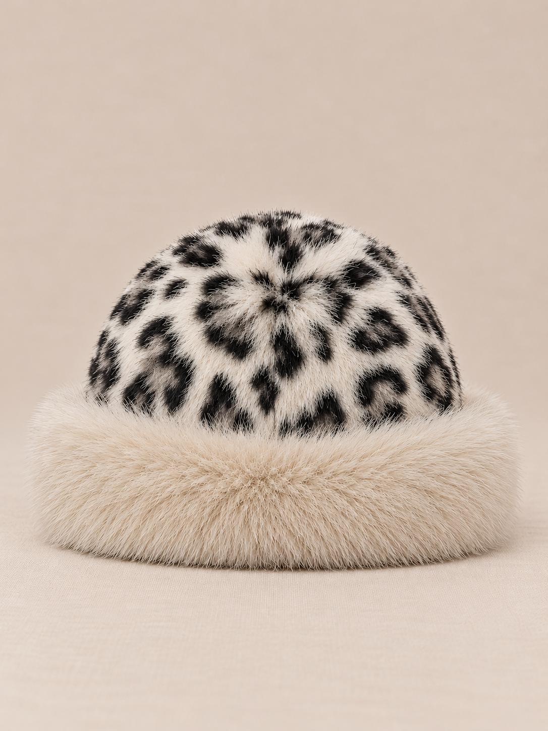 Leopar Kürklü Bere-zoom-5