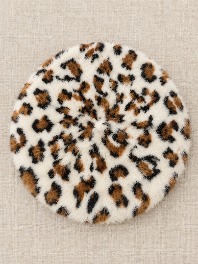 İri Benekli Leopar Ressam Beresi-zoom-
