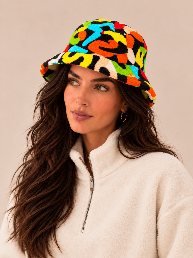 Peluş Bucket Şapka-zoom-